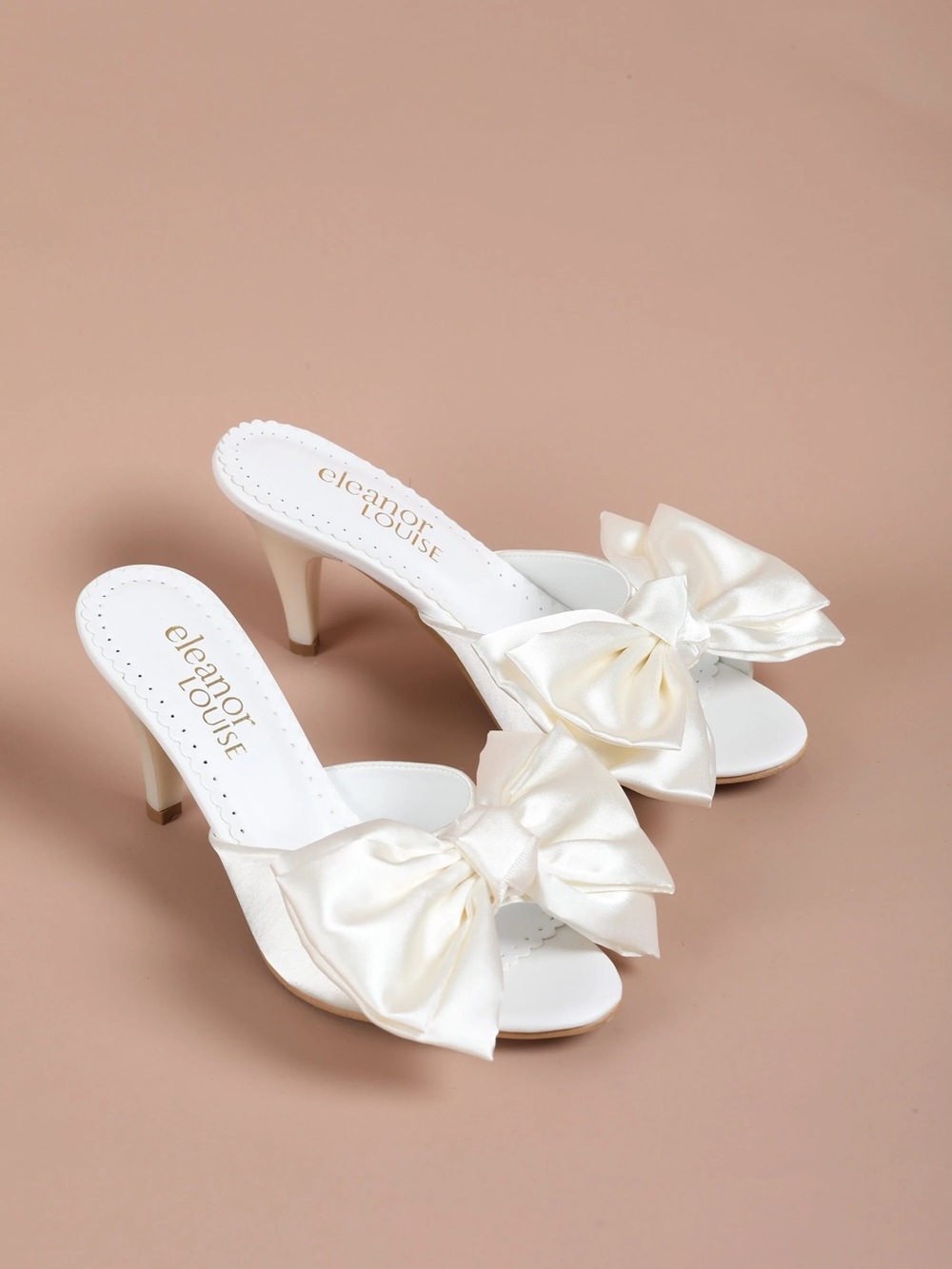 Bow Slide Heels / Slippers